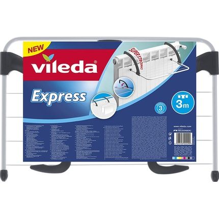 Vileda Express Radiator Dryer, 3M Drying Line Length, Fast