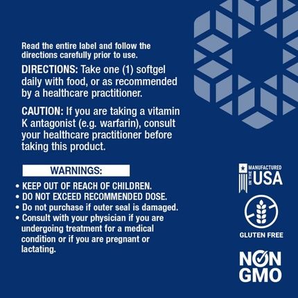 Life Extension Super K 90 Softgels - Image 3