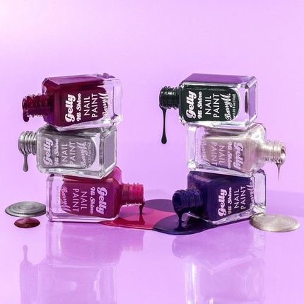 Barry M Nail Paint Gift Set 6 Metallic Gelly Hi Shine Nail Paints Starry Night