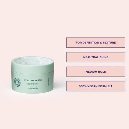 Maria Nila Styling Paste 100Ml Hold 2/5 Thickening And Flexible - Image 3