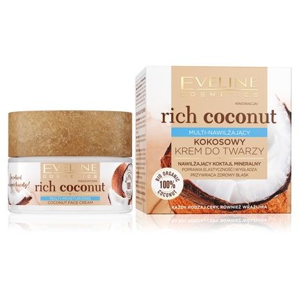 Eveline Rich Coconut Multi-Hydrating Coconut Face Cream 50Ml