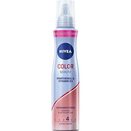 Nivea Color Protection Mousse Extra Strong Foam Styling Spray 150Ml