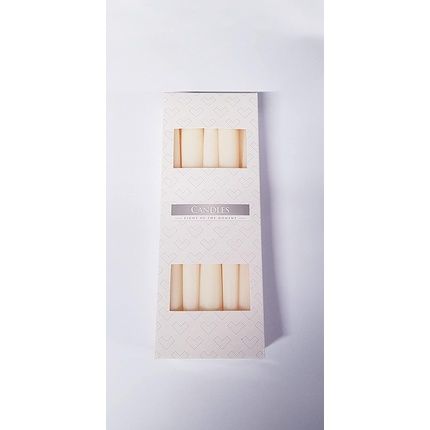 Taper Candles Pack Of 10, O 2.3 X 24.5 Cm, Burning Time Approx. 7H Beige