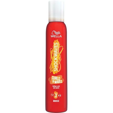 Wella Shockwaves Curls And Waves Mousse 200Ml