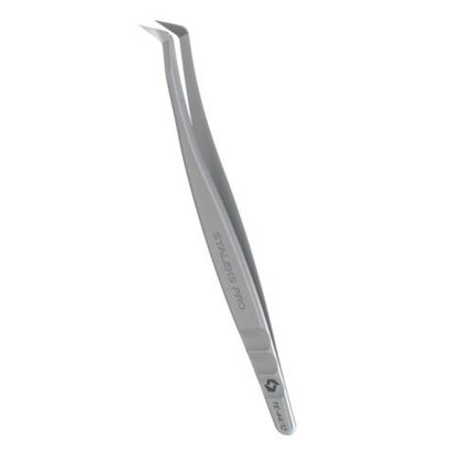 Staleks Professional Eyelash Tweezers Expert 44 Type 12 L-Shaped