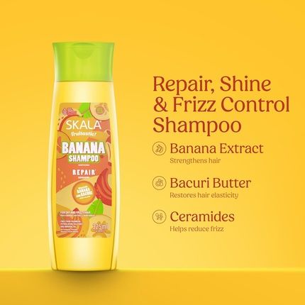 Skala Fruitastic Banana Shampoo 1099 Fl Oz For Frizzy & Brittle Hair