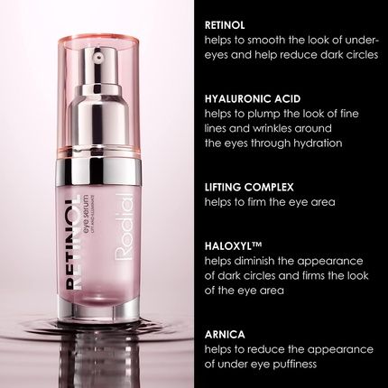 Rodial Retinol Eye Serum 15Ml Smoothing Serum With Retinol And Hyaluronic Acid - Image 3