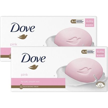دوف بار 6X90 جم وردي 8X(6X90G)