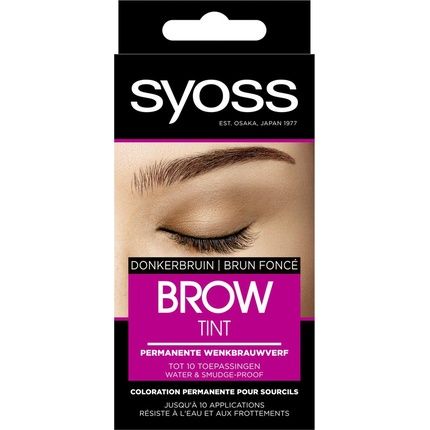 Syoss Brow Tint Eyebrow Dye Dark Brown