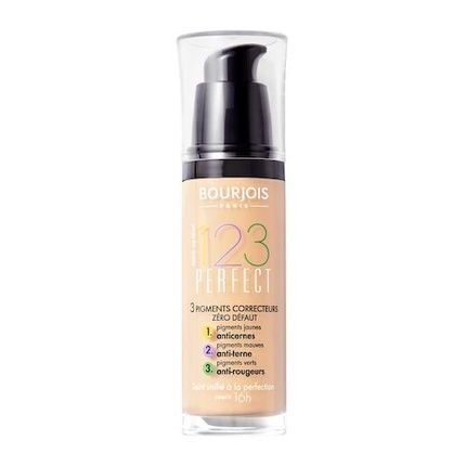 Bourjois 123 Perfect Foundation - 51 Light Vanilla, 30Ml