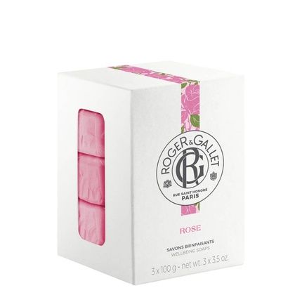 Roger & Gallet Rose Soap 3 X 100 G By Roger & Gallet