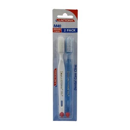 Lactona Toothbrush M40 Medium 2 Pack