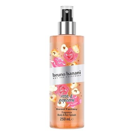 Bruno Banani Sweet Fantasy Rose Popcorn Body Mist 250Ml