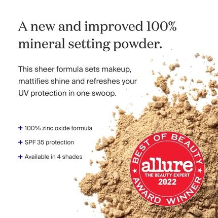 Supergoop! Re Setting Mineral Powder Medium 0.15 Oz - Makeup Setting Powder