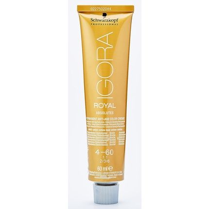 Schwarzkopf Hair Color Igora Royal Absolutes 4-60 Medium Brown Natural Brown 60Ml