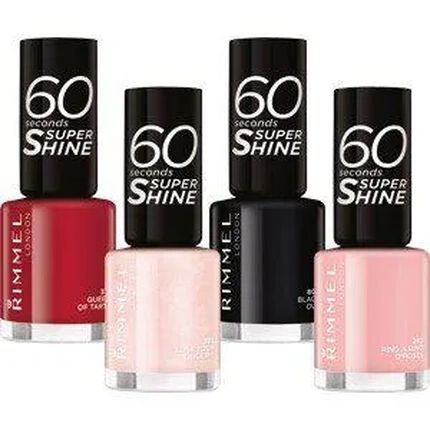 Rimmel London 60 Seconds Super Shine Nail Polish 230 Mauve To The Music 8Ml