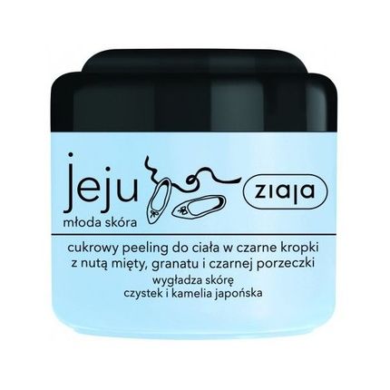 Ziaja Jeju Sugar Body Scrub With Black Dots 200Ml