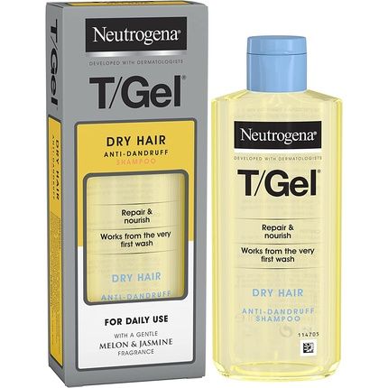Neutrogena T/Gel Anti-Dandruff Shampoo For Dry Hair With Jasmine 250Ml