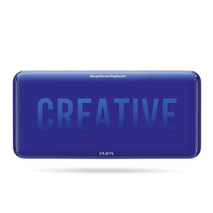 Pupa Creative Cosmetic Bag 005 Blue Face And Eye Palette With Mirror 20G