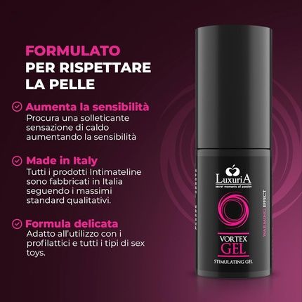 Intimateline Vortex Gel Warm Effect Clitoris Stimulating Gel With Warming Effect 30Ml - Image 3