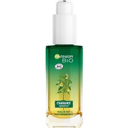 Garnier Organic Multi-Repairing Night Oil For Face With Nourishing Hemp & Vitamin E 30Ml - Image 3