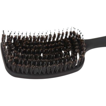 Tb Tools For Beauty Lussoni Labyrinth Flexible Hairbrush For Detangling Wet And Dry Hair Synthetic Bristle Anti-Static Brush Black Large - Image 3