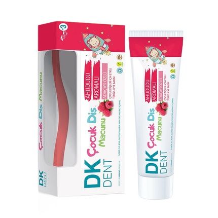 Dermokil Dk Dent Toothpaste For Children Raspberry 50Ml + Toothbrush