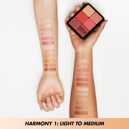 Hd Skin Face Essentials Palette With Highlighters Light To Medium Harmony 1 By Make Up For Ever For Women Face Cheek - Image 3