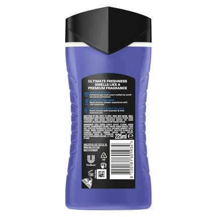 Axee Prestige Collection Blue Lavender Shower Gel 12 Hour Freshness - Image 3