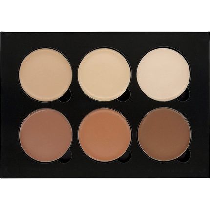 W7 Lift & Sculpt Cream Contour Kit Makeup Palette With Step-By-Step Instructions