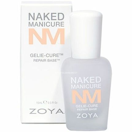 Zoya Gelie Cure Repair Base Naked Manicure Vegan Nail Polish Basecoat 15Ml