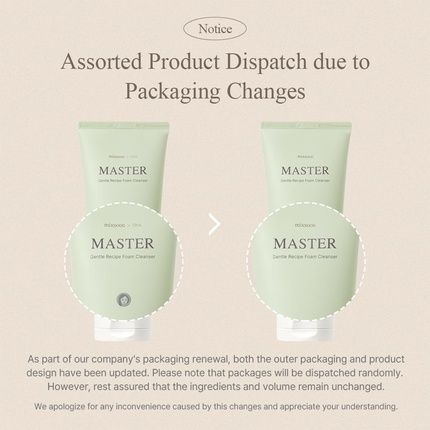 Mixsoon Master Gentle Recipe Foam Cleanser 5.07 Fl Oz 150Ml
