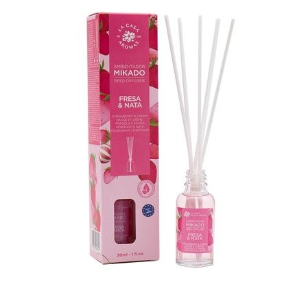La Casa De Los Aromas Fragrance Sticks Strawberry And Cream 30Ml