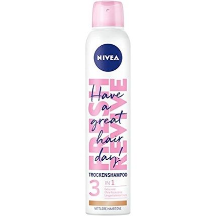 Nivea Hair Care Shampoo Fresh Revive 3 In 1 Dry Shampoo 200Ml