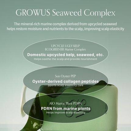 Growus Algae Therapy Mineral Shampoo With Seaweed Complex And Biotin 169 Fl - Image 3