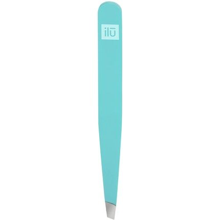 T4B Ilu Precision Tip Eyebrow Tweezers For Facial Hair Removal Blue