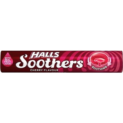 Halls Medicated Cough Drops Soothers Cherry