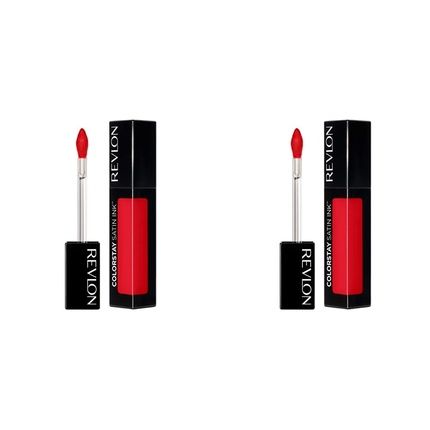 Revlon Colorstay Satin Ink Longwear Liquid Lipstick With Black Currant Seed Oil 015 Fire & Ice 0.17 Fl Oz
