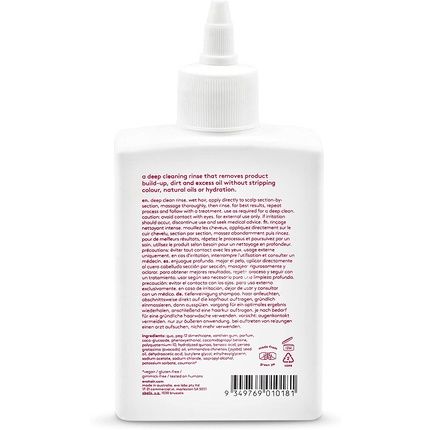 Evo Springsclean Deep Cleansing Rinse Shampoo For Gentle Moisturizing Natural Shiny Soft Curly And Wavy Hair 300Ml 10.1Fl.Oz