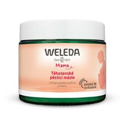 Weleda Bio Mama Pregnancy Body Butter 150Ml - Rich Natural Massage Cream To Prevent Stretch Marks On Belly, Thighs, And Chest