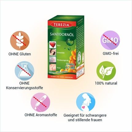 100% Sea Buckthorn Oil Drops 30Ml - Skin Immunity Heart Internal And External Use - Image 3