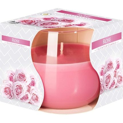 Scented Candles In Glass, Scent:Rose