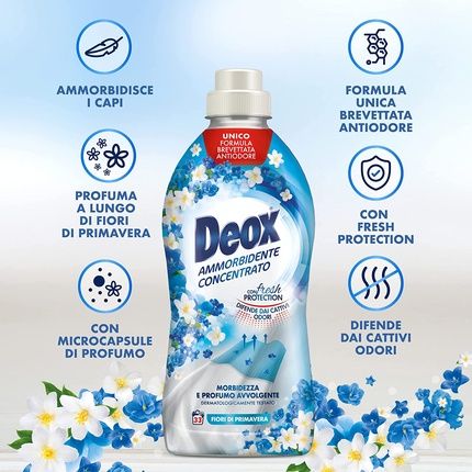 Deox Deox - Concentrated Fabric Softener With Spring Flowers Scent - Patented