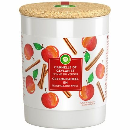 Air Wick Scented Candle Cinnamon & Apple 185 Gr