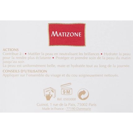 Guinot Matizone Shine Control Moisturizer 50Ml - Image 3