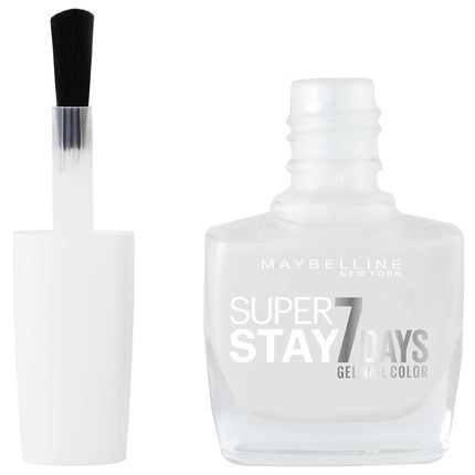 Maybelline New York Superstay Nailpolish Forever Strong 7 Days Finish Gel Nail Polish Pearly White 10Ml