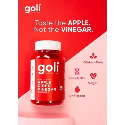 Goli Nutrition World'S First Apple Cider Vinegar Gummies 60 Count - Image 3