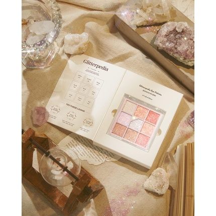 Unleashia Glitterpedia Eye Shadow Palette Point Makeup Vegan Korean Cosmetics Matte Glitter Shimmer Pearl Daily Party Sparkling No.1 All Of Glitter - Image 3