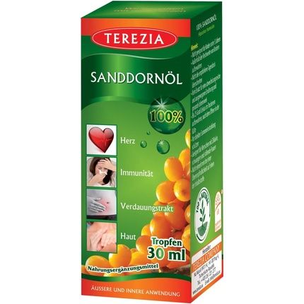 قطرات زيت نبق البحر 100% 30 مل - مناعة الجلد للاستخدام الداخلي والخارجي