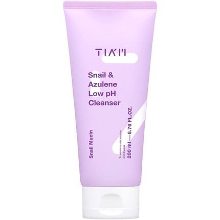 Tiam Snail & Azulene Low Ph Cleanser Foaming Face Wash & Gentle Cleanser